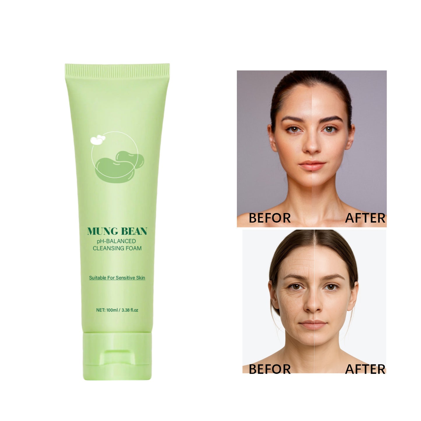 Mung Bean PH Balance Cleansing Foam