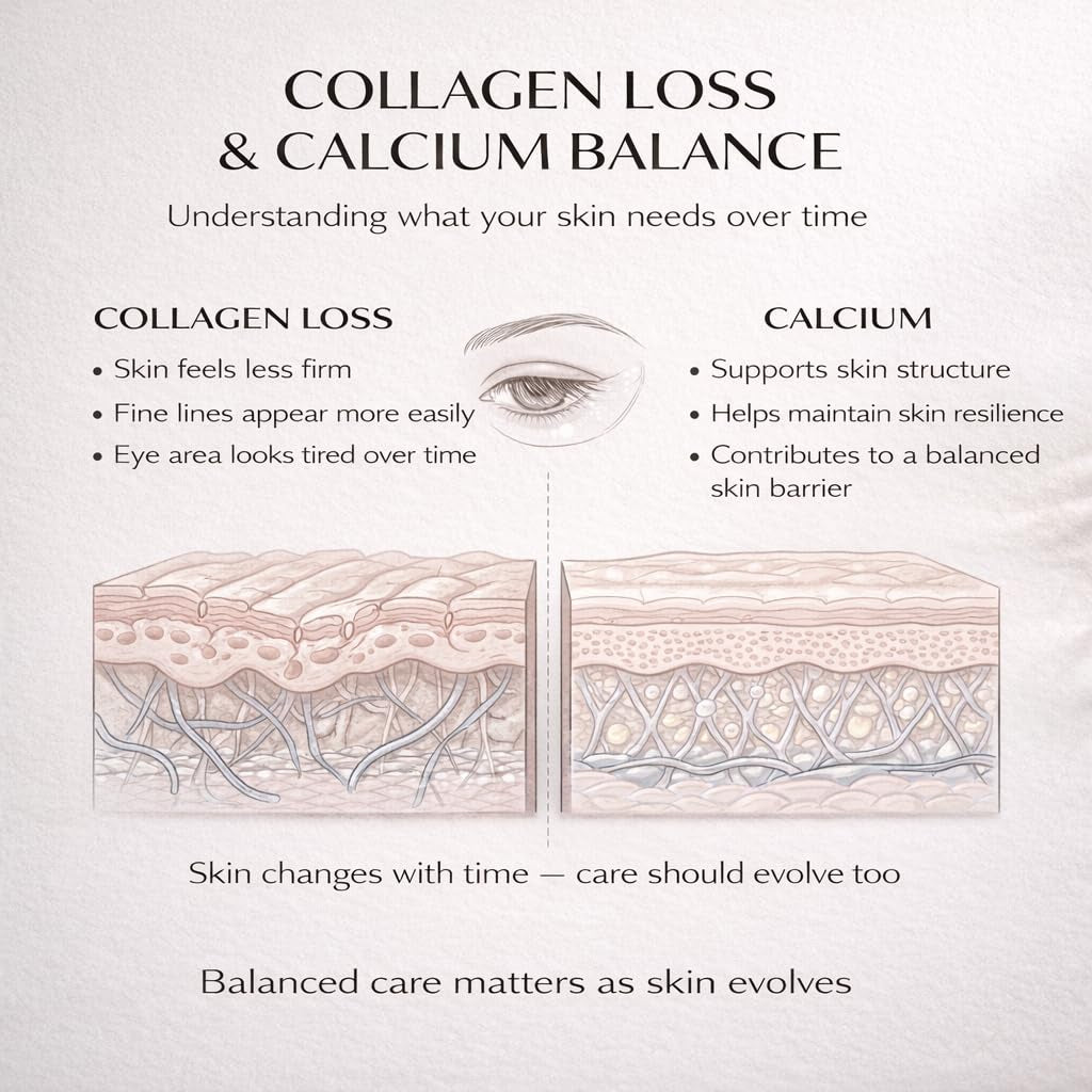 Calcium Daily Care Skin Set with Calcium Multi Balm Stick – Gentle Firming & Moisture Routine for Smooth, Comfortable-Looking Skin, Daily Use Skincare Collection, Travel-Friendly