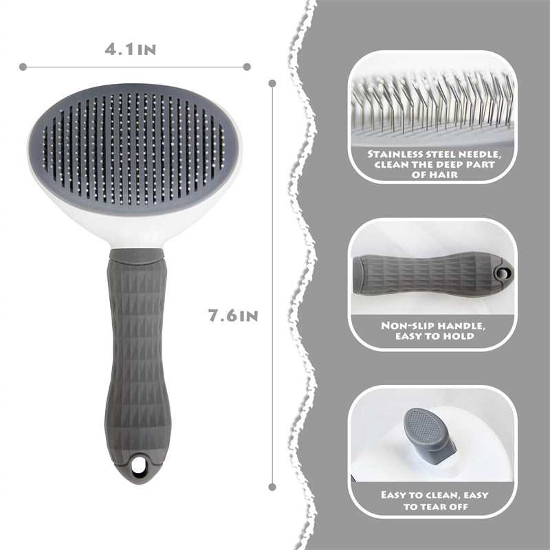 Stainless Steel Pet Grooming Comb for Dogs & Cats