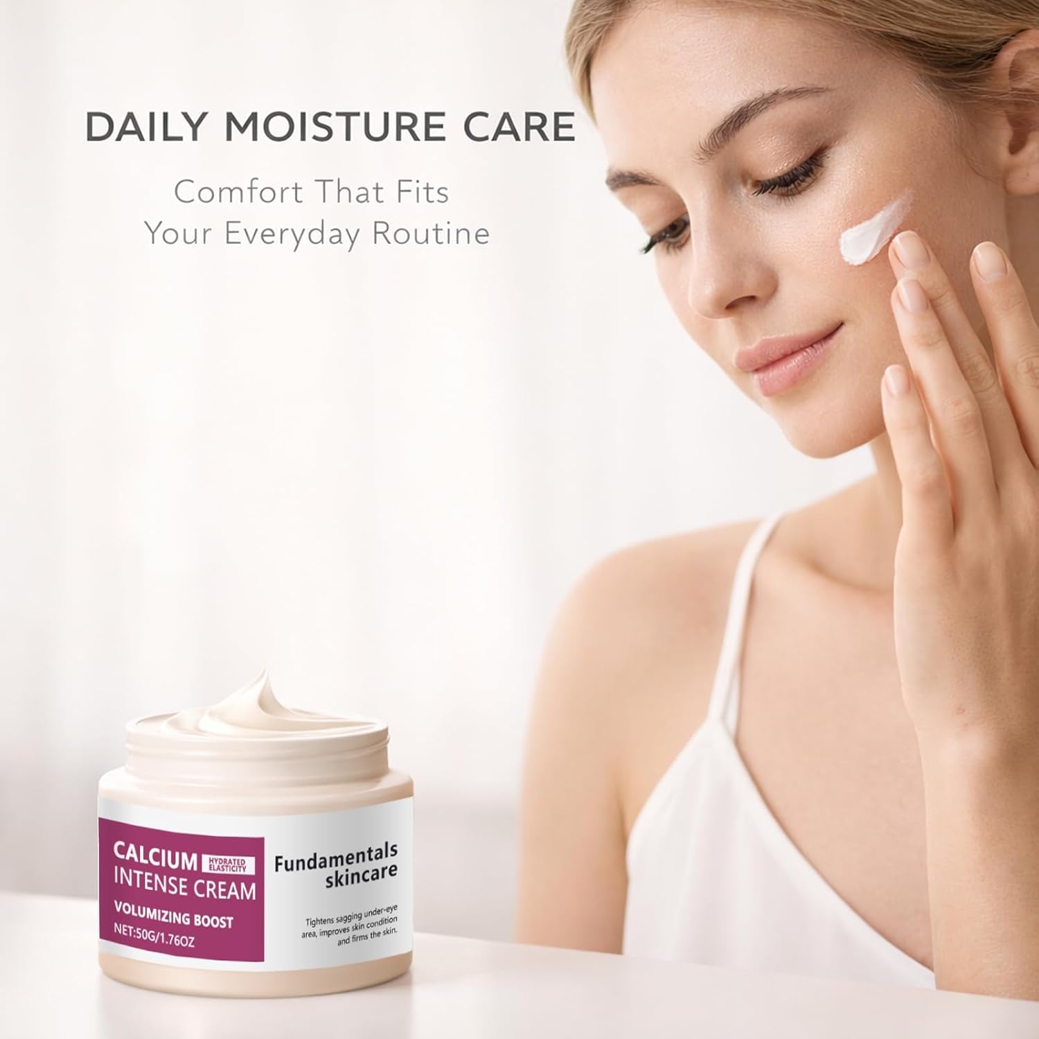 Calcium Daily Care Skin Set with Calcium Multi Balm Stick – Gentle Firming & Moisture Routine for Smooth, Comfortable-Looking Skin, Daily Use Skincare Collection, Travel-Friendly