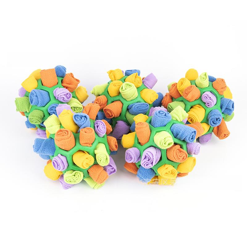 Pet Smell Fried Ball Toy Dog Blind Box Hidden Bubble Rubber Ball Smell Educational Anti-demolition Home Toy